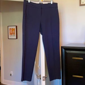 Loft navy ankle pants size 8